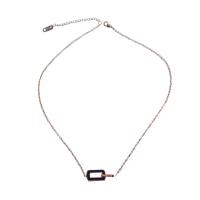 Collar de la joyería de titanio, Partículas de acero, para mujer, Vendido por UD