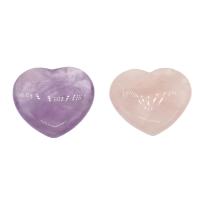 Gemstone Cabochons, Flat Heart 25*7mm 