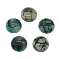 Dragon Veins Agate Cabochon, fashion jewelry & DIY, skyblue, 16*6mm 