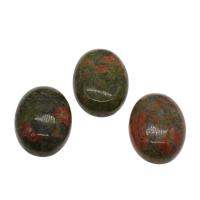 Unakite Cabochon, green 