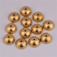 Brass Bead Cap, original color, 13mm Approx 1.5mm 