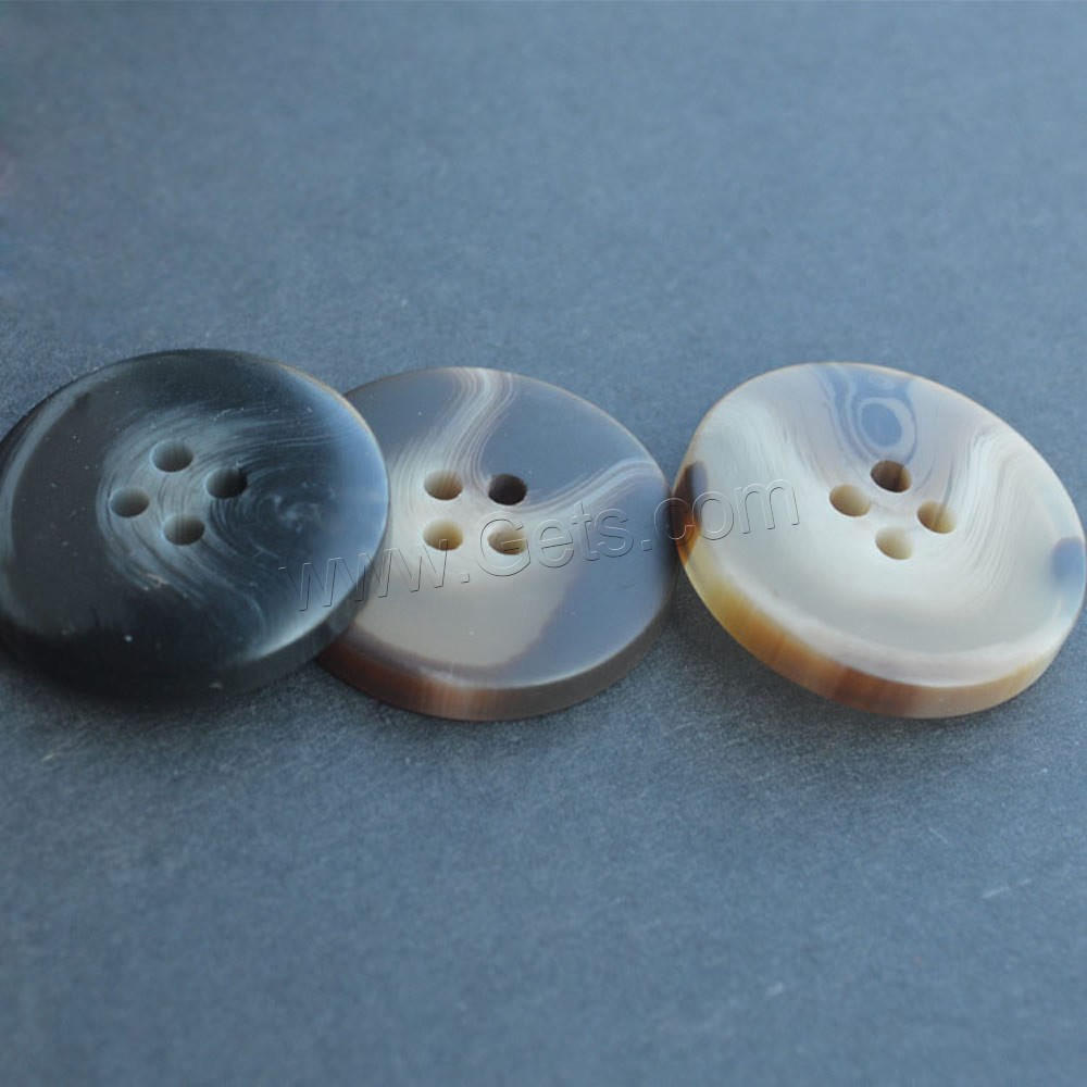 4 Hole Resin Button, different size for choice, more colors for choice, Sold By PC