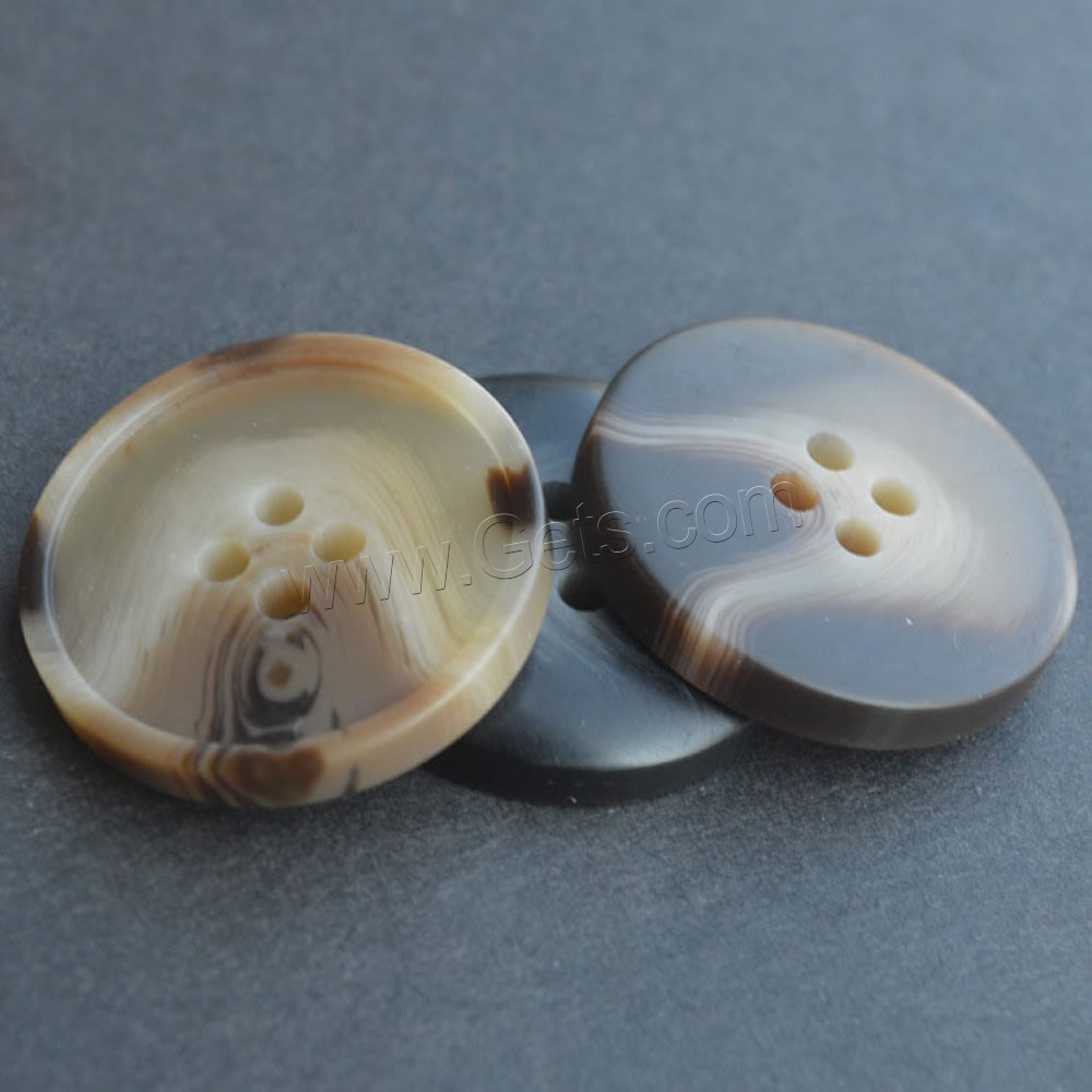 4 Hole Resin Button, different size for choice, more colors for choice, Sold By PC