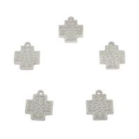 Stainless Steel Cross Pendants, original color Approx 1.5mm 