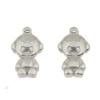 Stainless Steel Animal Pendants, Boy, original color Approx 1mm 