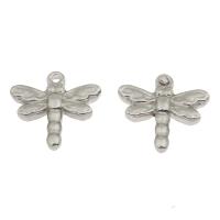 Stainless Steel Animal Pendants, Dragonfly, original color Approx 1mm 