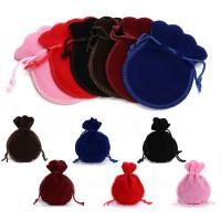 Velvet Jewelry Pouches Bags, Velveteen, portable & durable 