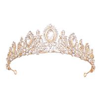 Bridal Tiaras, Zinc Alloy, with Crystal, plated, for woman & with rhinestone 