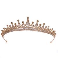 Bridal Tiaras, Zinc Alloy, plated, for woman & with rhinestone 