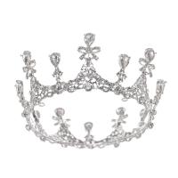 Bridal Tiaras, Zinc Alloy, plated, for woman & with rhinestone 