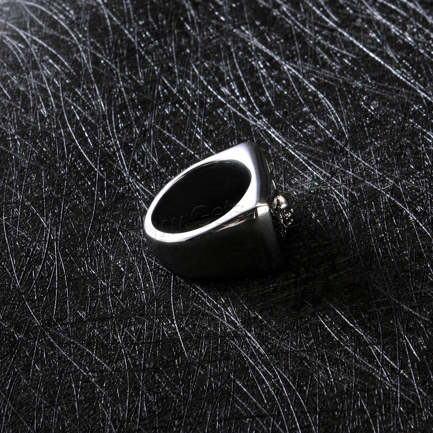 Titanium Steel Finger Ring, fashion jewelry & different size for choice & for man, original color, Sold By PC