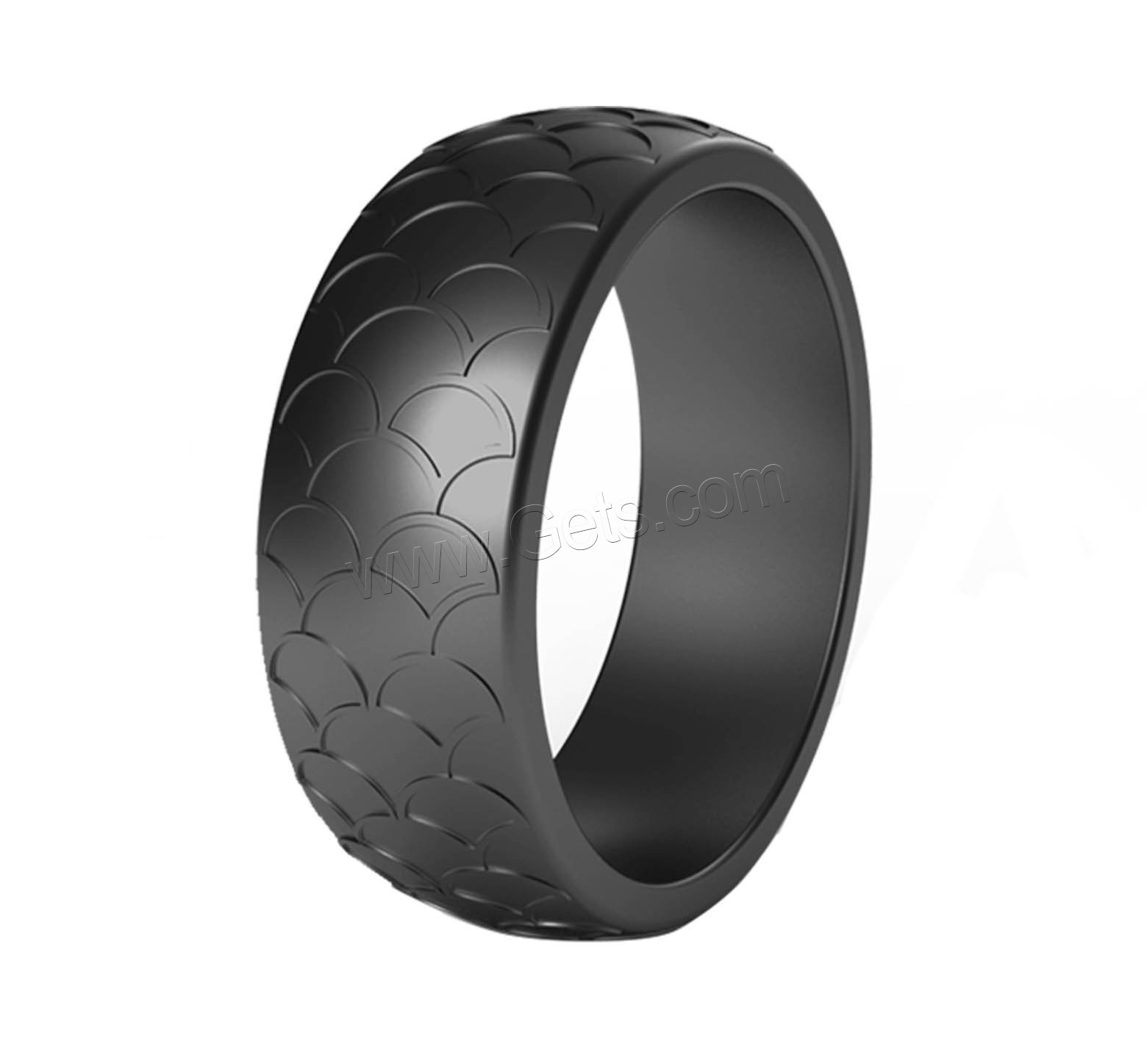 bague en silicone , unisexe & normes différentes pour le choix, plus de couleurs à choisir, 8.7*2.5mm, Vendu par PC