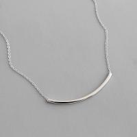 Collier de bijoux en argent , Argent sterling 925, avec 1.96lnch chaînes de rallonge, Plaqué de platine, chaîne ovale & pour femme Environ 15.3 pouce, Vendu par brin