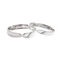 925er Sterling Silber Paar- Ring, platiniert, Modeschmuck & verschiedene Stile für Wahl, Größe:6-8.5, verkauft von PC