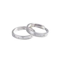 925er Sterling Silber Paar- Ring, platiniert, Modeschmuck & verschiedene Stile für Wahl, Größe:6-8.5, verkauft von PC