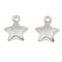 Stainless Steel Star Pendant, original color Approx 1mm 