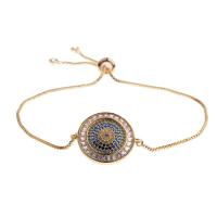 Circonita Aleación de zinc pulsera, con cúbica circonia, chapado, Ajustable & para mujer, más colores para la opción, 20mm, longitud:9 Inch, Vendido por Sarta