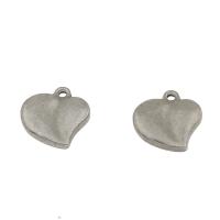 Stainless Steel Heart Pendants, original color Approx 1.5mm 