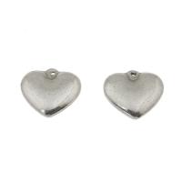 Stainless Steel Heart Pendants, original color Approx 1.5mm 