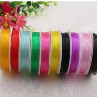 Elastic Thread, Polyester, DIY, mixed colors, 0.8mm  