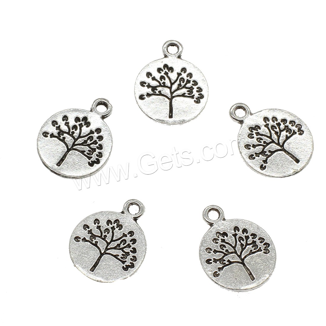 Zinc Alloy Flat Round Pendants, plated, more colors for choice, 14.5x18.5x1mm, Hole:Approx 2mm, Approx 625PCs/KG, Sold By KG