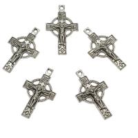 Zinc Alloy Cross Pendants, plated, hollow Approx 1.6mm, Approx 