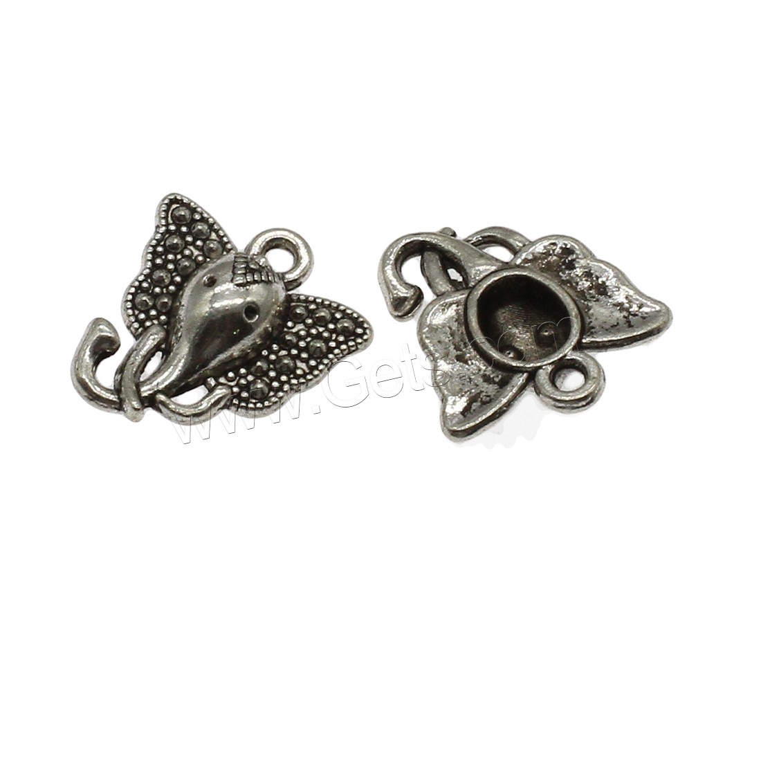 Pendentifs animaux en alliage de zinc, éléphant, Placage, plus de couleurs à choisir, 14.5x16x4mm, Trou:Environ 1.5mm, Environ 1000PC/kg, Vendu par kg