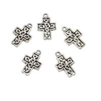 Zinc Alloy Cross Pendants, plated, hollow Approx 1.6mm, Approx 