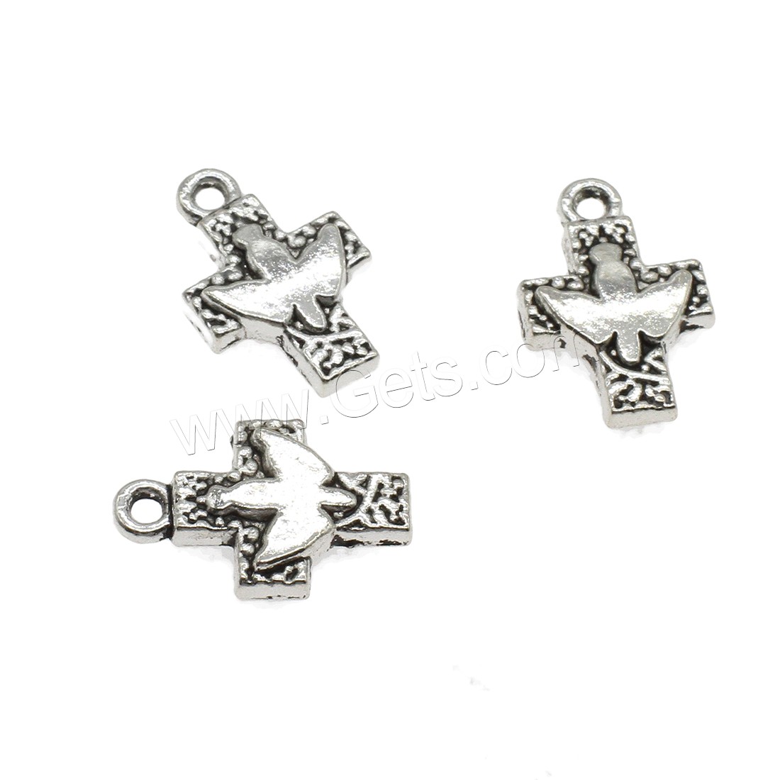 Zinc Alloy Cross Pendants, plated, more colors for choice, 16x24.5x3.5mm, Hole:Approx 2.2mm, Approx 500PCs/KG, Sold By KG