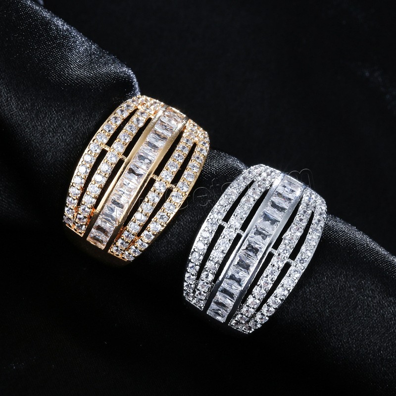 Brass Jewelry Set, bangle & finger ring, plated, different size for choice & for woman & with rhinestone, more colors for choice, 65*20mm, Inner Diameter:Approx 65mm, US Ring Size:6.5, Length:Approx 8 Inch, Sold By Set