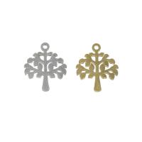 Stainless Steel Pendants, Tree, plated Approx 1.3mm, Approx 