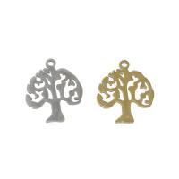 Stainless Steel Pendants, Tree, plated Approx 1.3mm, Approx 