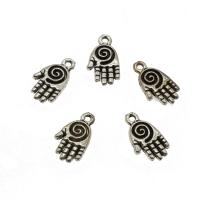 Zinc Alloy Hand Pendants, plated Approx 1.7mm, Approx 