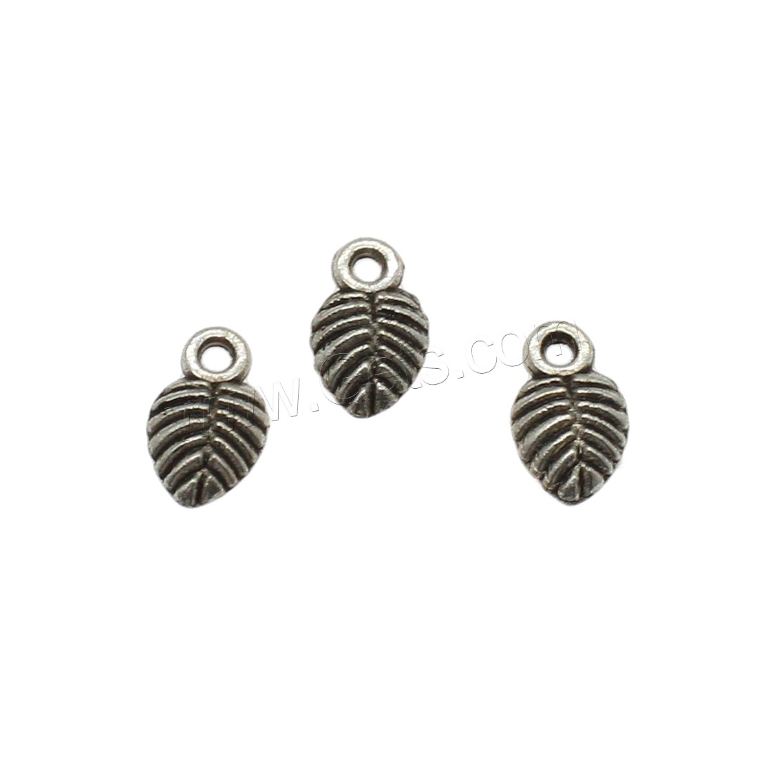 Zinc Alloy Leaf Pendants, plated, more colors for choice, 5.5x9.5x1.5mm, Hole:Approx 1.2mm, Approx 7142PCs/KG, Sold By KG