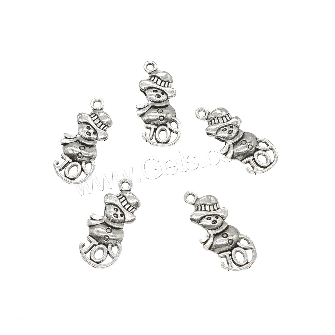 Zinc Alloy Jewelry Pendants, Snowman, plated, more colors for choice, 12.8x28.8x1mm, Hole:Approx 2mm, Approx 500PCs/KG, Sold By KG