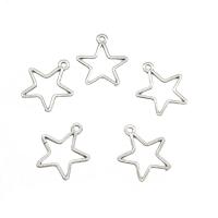 Zinc Alloy Star Pendant, plated, hollow Approx 1.8mm, Approx 