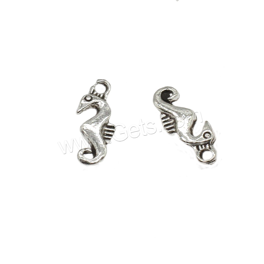 Zinc Alloy Animal Pendants, Seahorse, plated, more colors for choice, 6x16x2mm, Hole:Approx 1.2mm, Approx 1666PCs/KG, Sold By KG