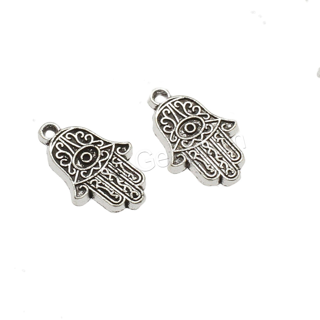 Zinc Alloy Hamsa Pendants, plated, more colors for choice, 12.5x19x2mm, Hole:Approx 1mm, Approx 833PCs/KG, Sold By KG