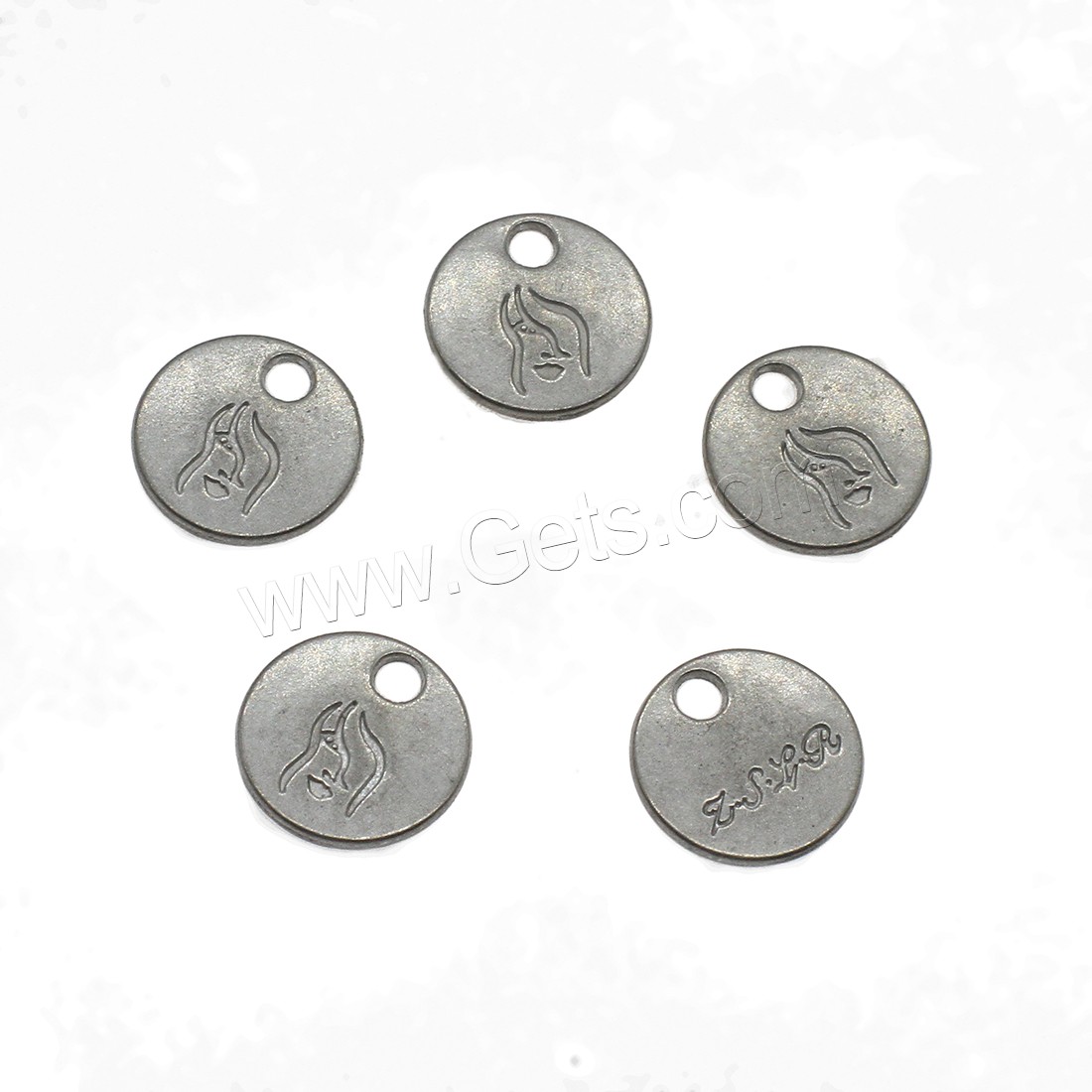 Zinc Alloy Flat Round Pendants, plated, more colors for choice, 1.5x14mm, Hole:Approx 2.5mm, Approx 714PCs/KG, Sold By KG