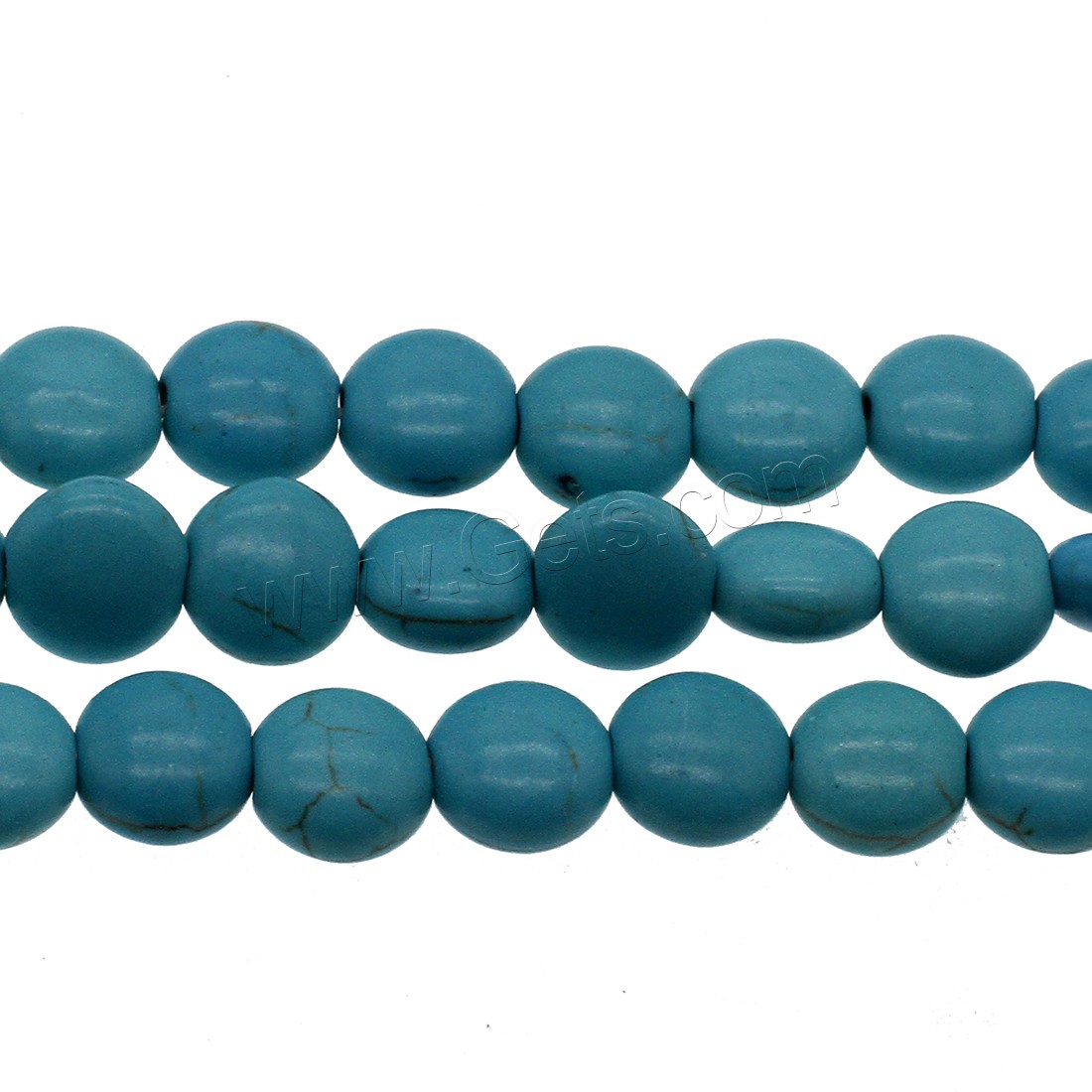 Synthetic Turquoise Beads, DIY & different size for choice, skyblue, Hole:Approx 1.8mm, Sold By Strand