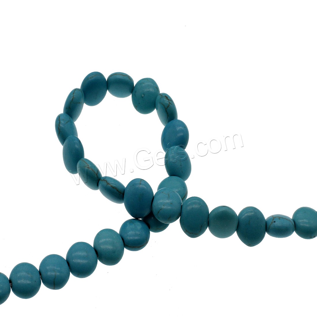 Synthetic Turquoise Beads, DIY & different size for choice, skyblue, Hole:Approx 1.8mm, Sold By Strand