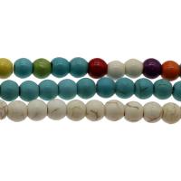 Synthetic Turquoise Beads, Round Approx 1mm 