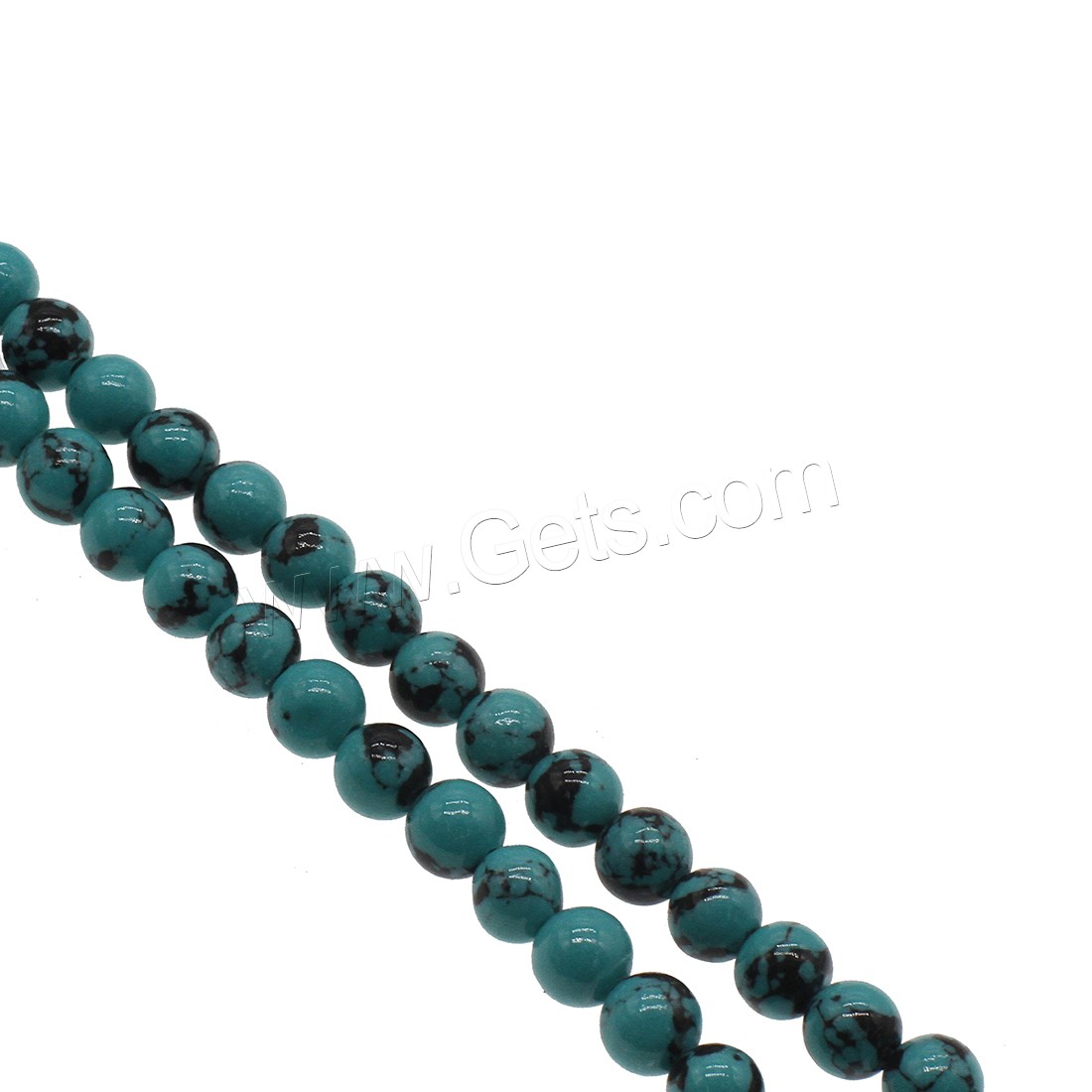 Synthetic Turquoise Beads, Round, different size for choice, skyblue, Hole:Approx 1mm, Sold By Strand