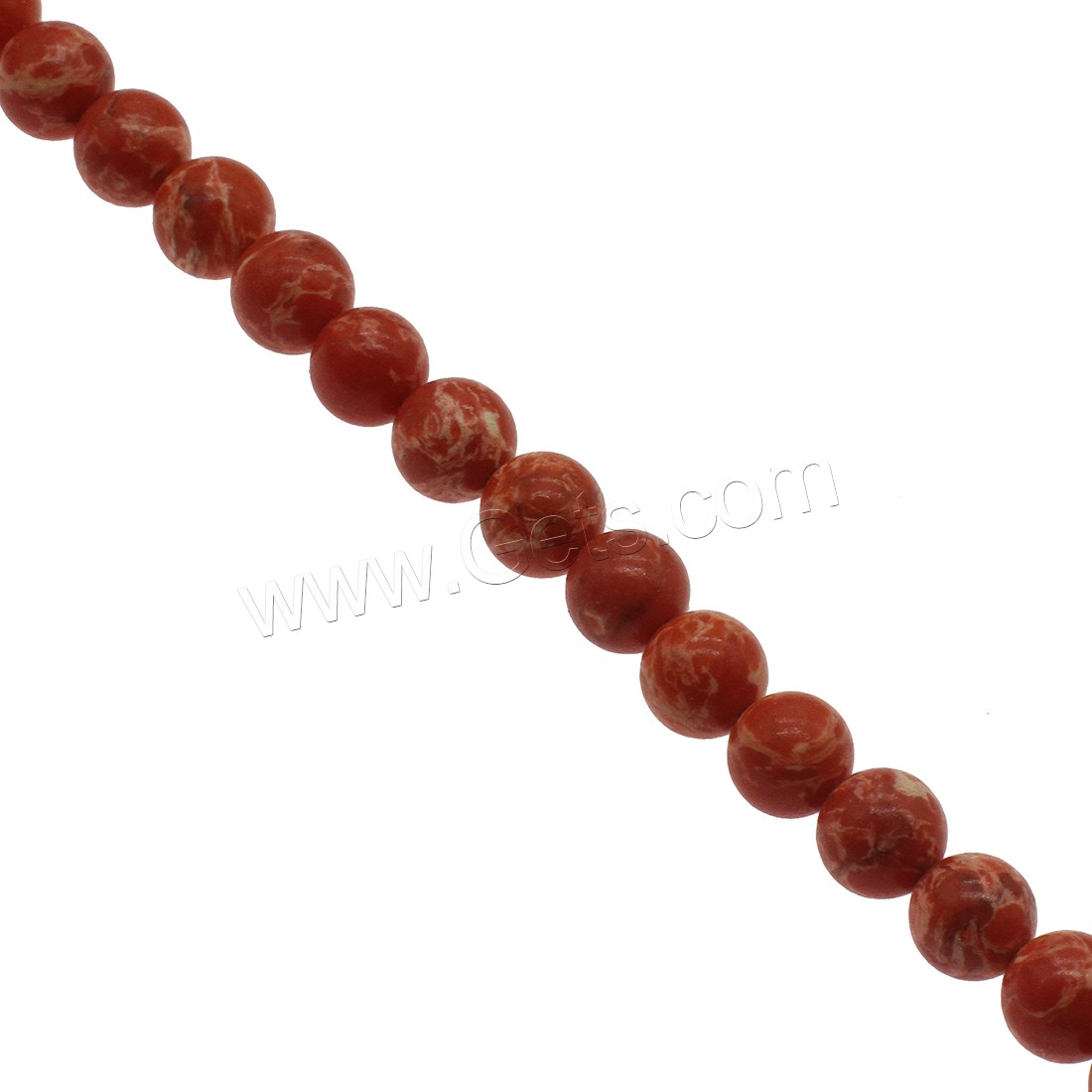 Synthetic Turquoise Beads, Round, different size for choice, red, Hole:Approx 1mm, Sold By Strand