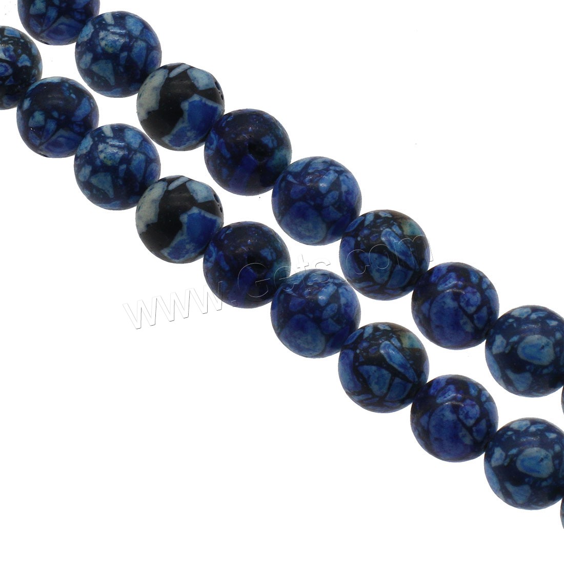 Synthetic Turquoise Beads, Round, different size for choice, blue, Hole:Approx 1mm, Sold By Strand