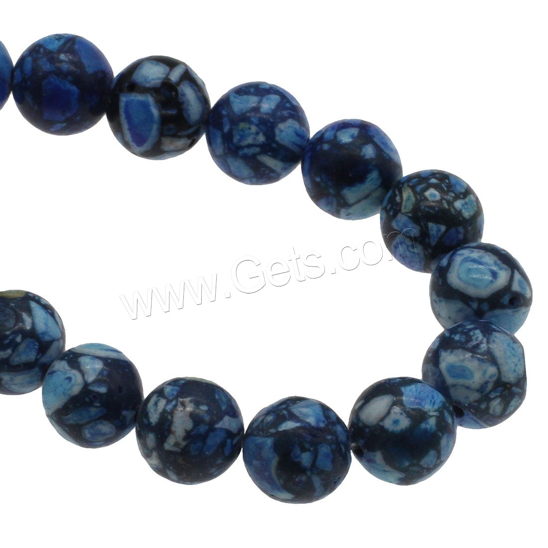 Synthetic Turquoise Beads, Round, different size for choice, blue, Hole:Approx 1mm, Sold By Strand