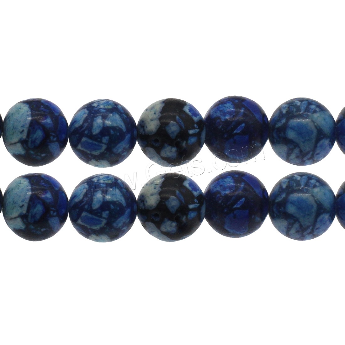 Synthetic Turquoise Beads, Round, different size for choice, blue, Hole:Approx 1mm, Sold By Strand