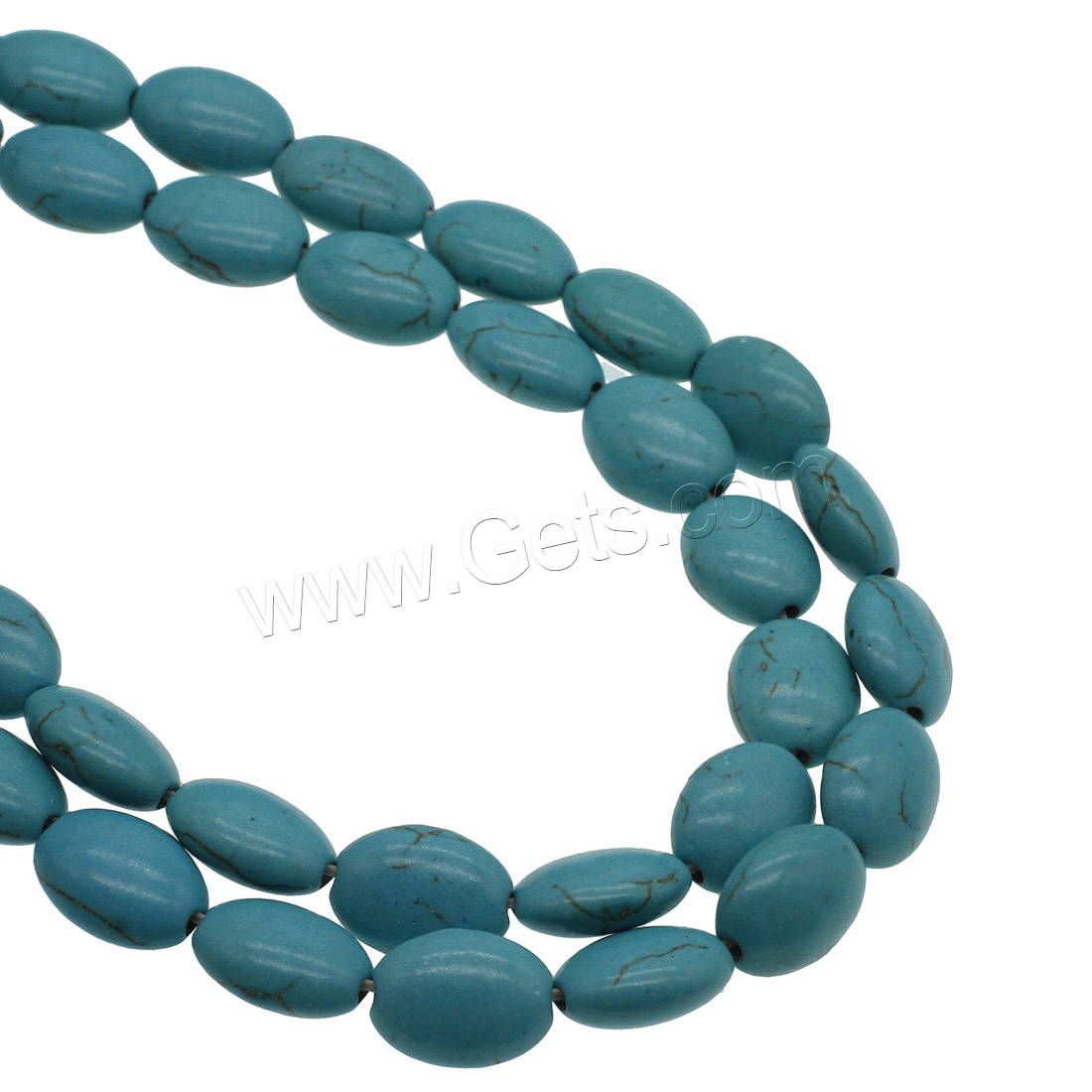 Synthetic Turquoise Beads, different size for choice, skyblue, Hole:Approx 1mm, Sold By Strand