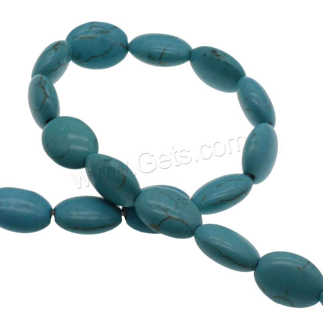 Synthetic Turquoise Beads, different size for choice, skyblue, Hole:Approx 1mm, Sold By Strand