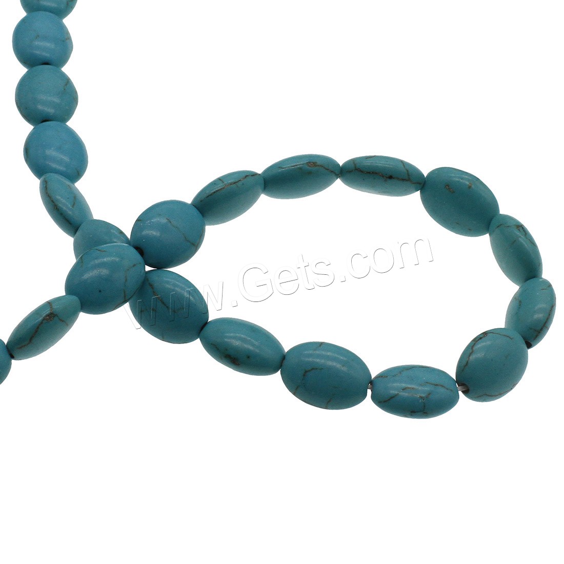 Synthetic Turquoise Beads, different size for choice, skyblue, Hole:Approx 1mm, Sold By Strand